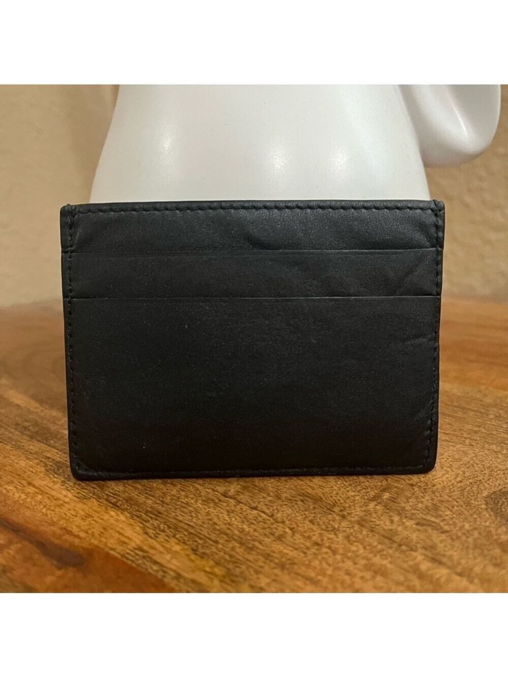 BALENCIAGA BLACK CARD HOLDER - Picture 2 of 8